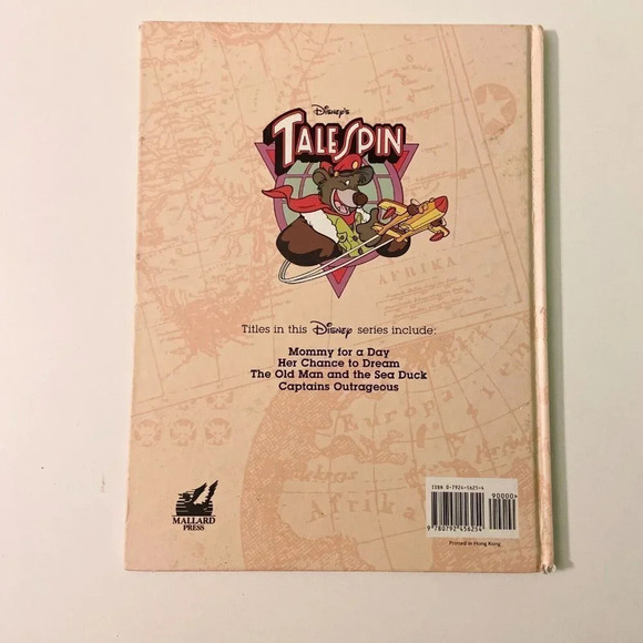 Vtg 1991 Disneys Talespin Mommy For A Day by Ann Braybrooks Mallard Press Book - Picture 2 of 16